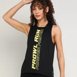 Women Printed Round Neck Polyester Black T-Shirt-image-89