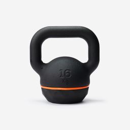 Gym Kettlebell 16 Kg Black Orange-27