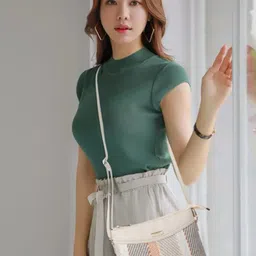 AMYENCE Striped Structured Sling Bag-14