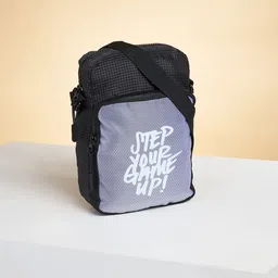 Ajile by Pantaloons Men Typography Printed Cotton Messenger Bag-32