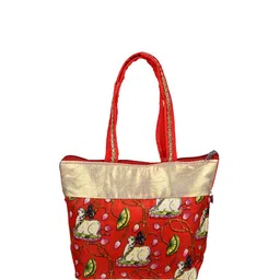 Kuber Industries Set Of 3 Animal Printed Structured Handheld Bag image 5