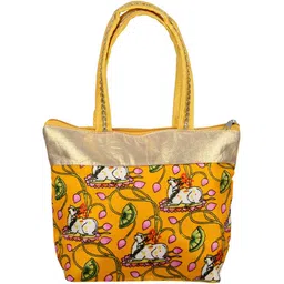 Kuber Industries Set Of 3 Graphic Printed Structured Handheld Bag image 4
