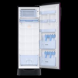 samsung 246 l stylish grandé design single door refrigerator rr26c3893cr ruby wine image 3