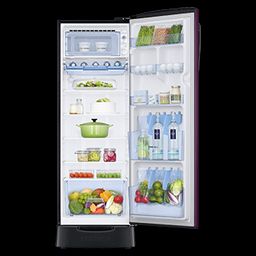 samsung 246 l stylish grandé design single door refrigerator rr26c3893cr ruby wine image 4