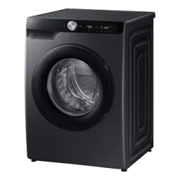 samsung 12.0 kg front load washing machine with ai & superspeed, ww12dg6b24ab <br> black 12.0 kg image 2