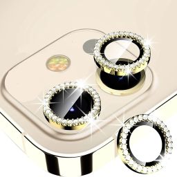 Casesily Back Camera Lens Ring Guard Protector for Apple iPhone 11 Diamond Studed Metal Lens with Glass Protection-image-88