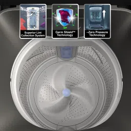 godrej 7 kg 5 Star with Rollercoaster wash Washing Machine Fully Automatic Top Load Grey image 2