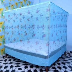 HDPE - High Density Poly Ethylene Adults Washable 709-Blue-6×7-Heavy colity Mosquito Net-picture-22