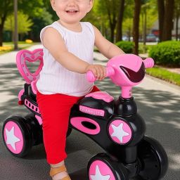 Premium Quality City Bike Ride on Push Along Musical Rider Bike Battery Operated Ride On-image-78