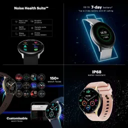 Noise Vortex Plus, 1.46'' AMOLED Display, BT Calling, Sleek Metal Finish Smartwatch image 5