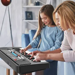koros Bigfun Piano Keyboard Toy for Kids with Mic Dc Power Option Recording P8 image 3