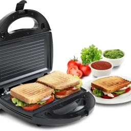 techking Non-Stick 3-in-1 Sandwich Maker with Detachable Plates Waffle image 5