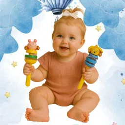 bells sound soft design toddler bright shape Rattle-image-98