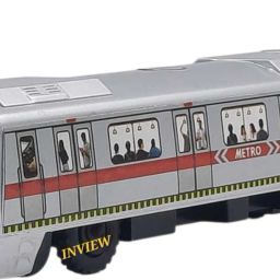 METRO TRAIN COACH LIFE LINE OF MEASURE CITY PULL BACK ACTION KIDS TOY-15