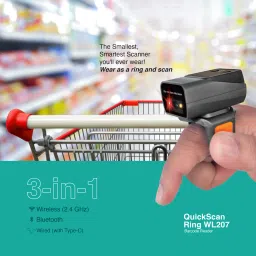 FINGERS QuickScan Ring WL207 QuickScan Ring WL207 2D Camera Barcode Scanner image 2