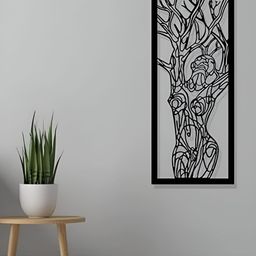 ARTROOMS Black Women Tree Metal Wall Hangings-image-72
