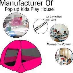 silver shine Tent House for Multi Purpose Foldable delightful patterns image 4