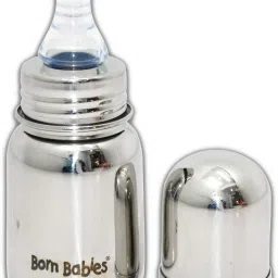 Stainless Steel Feeding Bottle for Baby Pure Steel Sliver - 150 ml-image-72