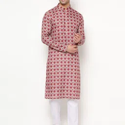 THE GENTLEMENS CLUB Men Ethnic Motifs Kurta-37