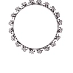 Silvermerc Designs Set Of 2 Oxidised Silver-Plated Bangles image 3
