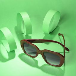 HAUTE SAUCE by Campus Sutra Women Purple Lens & Black Wayfarer Sunglass SS22_HSSG1052-image-68