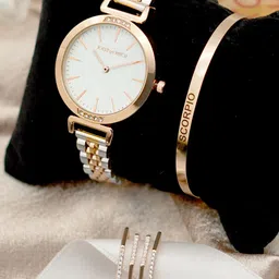 JOKER & WITCH Crazy About You Scorpio Love Triangle Women Watch Gift Set JWLT94-29