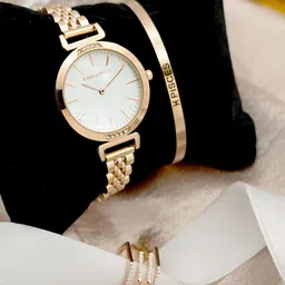 JOKER & WITCH Women Glistening Love Pisces Love Triangle Watch Gift Set-54