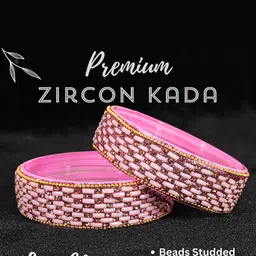 NMII Set Of 2 Zircon-Studded & Beaded Bangles image 5