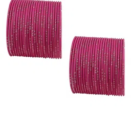 NMII Set Of 48 Glossy Bangles-81