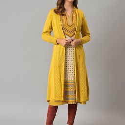 AURELIA Women Longline Acrylic Front Open-image-18
