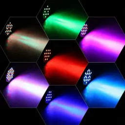 maverick led 36 LED PAR Light:Professional Stage Lighting Fixture with RGB Color DMX Control. Single Disco Ball image 5