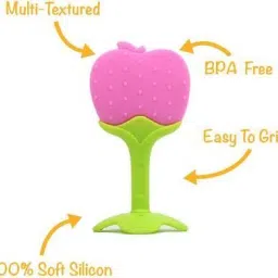 Baby fruit nibbler with fruit teether & spoon feeding bottle for feeding (Set 3) - Silicone-0