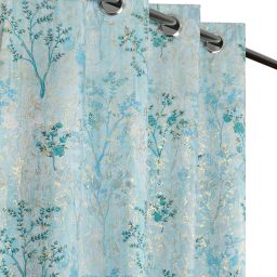 214 cm (7 ft) Velvet Room Darkening Door Curtain Single Curtain-image-96