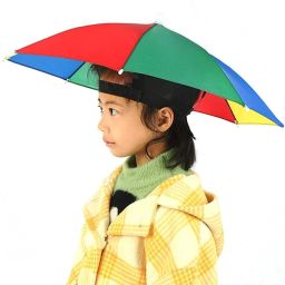 Hands Free Hat Umbrella for Kids & Adults | Outdoor Sun & Rain Protection Umbrella-27