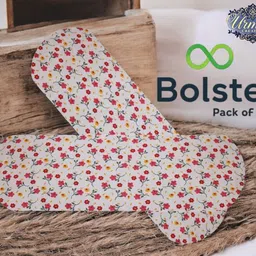 urmila creation Round Microfibre Geometric Bolster Pack of 2-picture-30