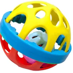 Colorful Shake and Grab Non Toxic Soft Ball Teether Rattle Toy for Babies Rattle-image-97