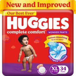 Complete Comfort Wonder Pants, India's Fastest Absorbing Diaper | - XL-image-2