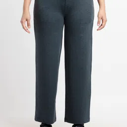 Status Quo Women Grey Solid High Rise Track Pants-picture-39