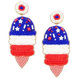 Mali Fionna Quirky Beaded Drop Earrings-46
