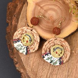 AAKRITI ART CREATIONS Quirky Tribal Drop Earrings-13