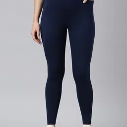Go Colors Women High-Rise Ankle-Length Tights-image-70