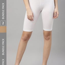 Kryptic Women Pack of 2 Slim Fit Mid-Rise Outdoor Shorts-picture-23