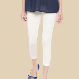De Moza Plus-Size 3/4th Cropped Leggings Women-image-34