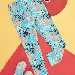 Pantaloons Junior Girls Printed Ankle Length Leggings-picture-36