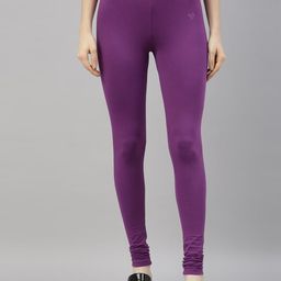 TWIN BIRDS Flexible Comfort-Fit Churidar-Length Leggings-image-75