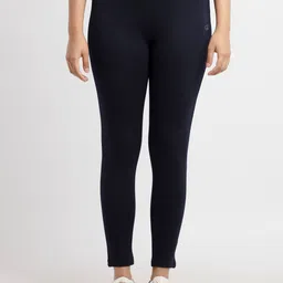 Status Quo Women Navy Blue Solid Jeggings-picture-49