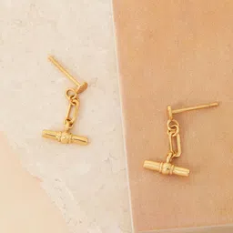 Accessorize Gold-Plated Classic Drop Earrings-5