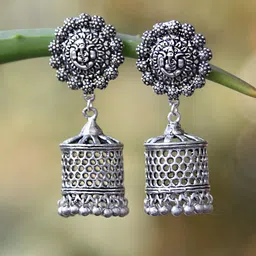 FIROZA Contemporary Jhumkas Earrings-12