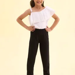Go Colors Girls Ankle-Length Leggings-image-42