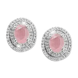 Shining Jewel - By Shivansh Gold-Plated Contemporary Stud Earrings-25